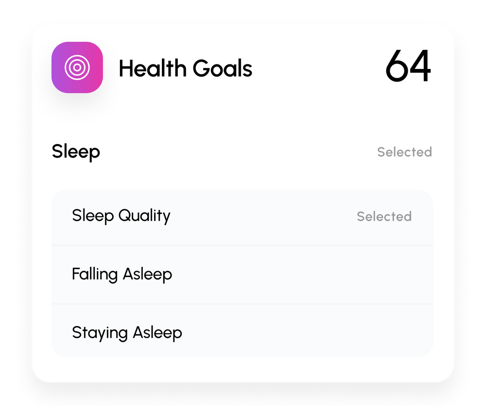 64 Health Goals